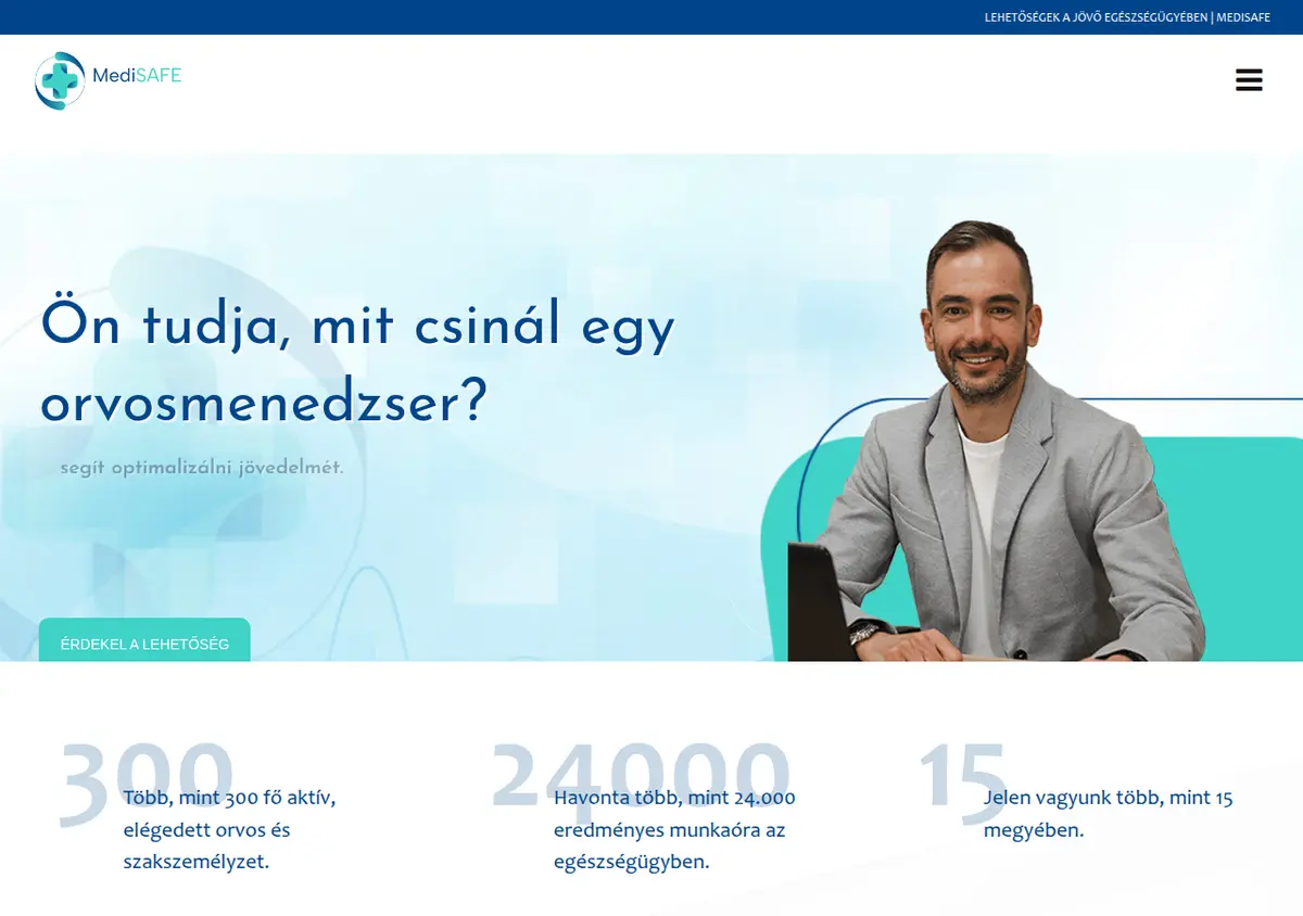 MediSafe főoldal